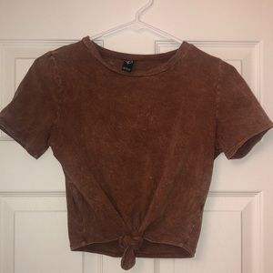 Rusted Knotted Stretch Short Sleeve